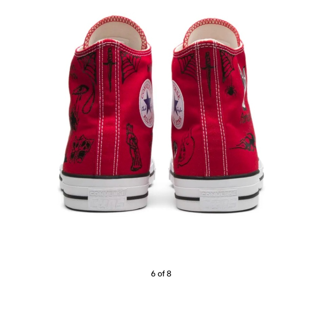 Sean Pablo x Converse Chuck Taylor All Star Sneakers Shoes Pro Hi 'Red' - Picture 7 of 15